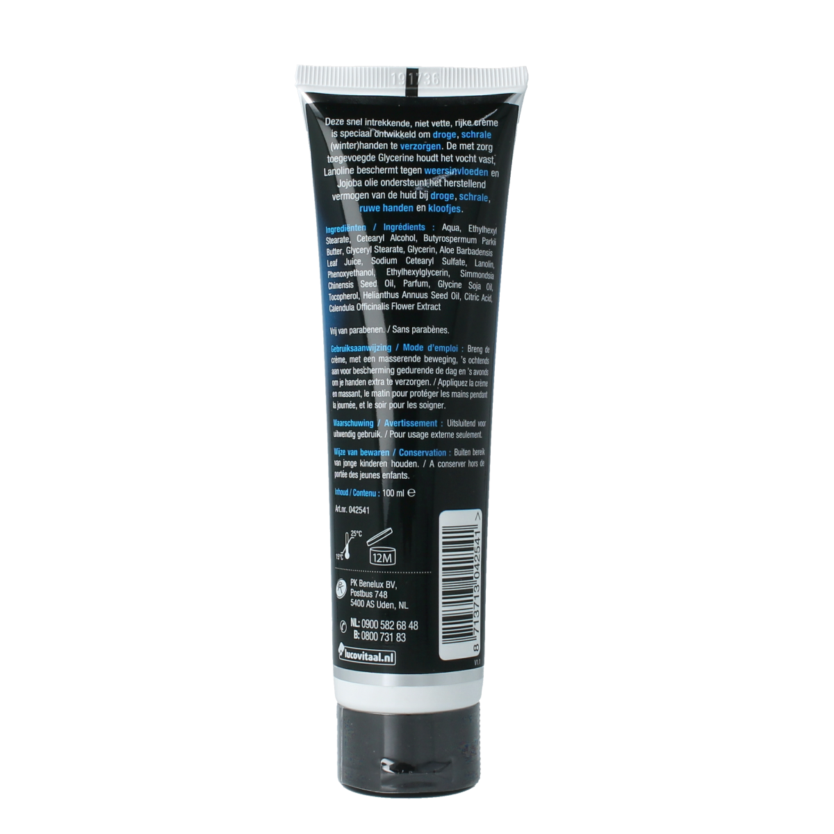 Lucovitaal Winterhanden wondercreme 100.00 Milliliter
