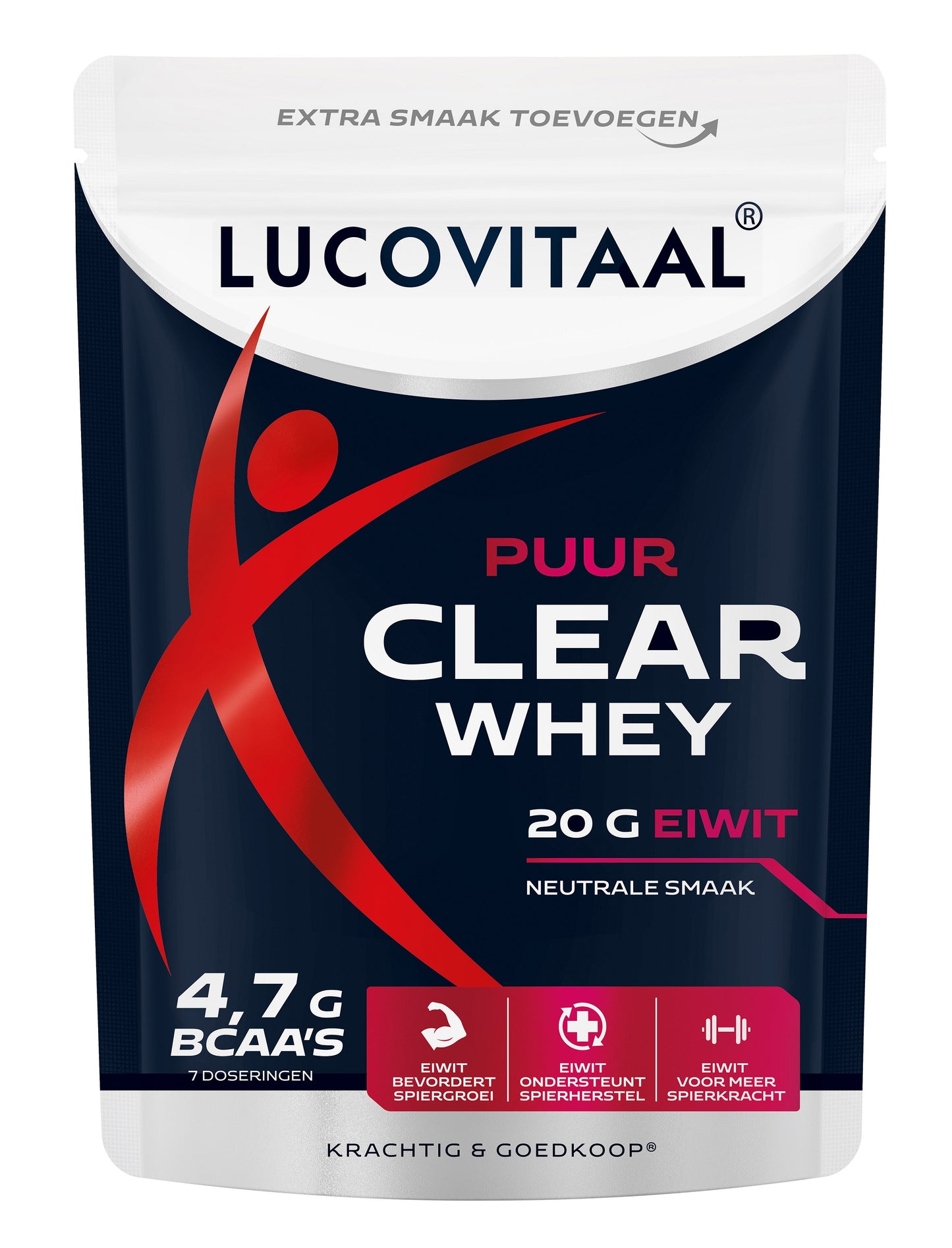 Lucovitaal Clear whey poeder puur 175 Gram