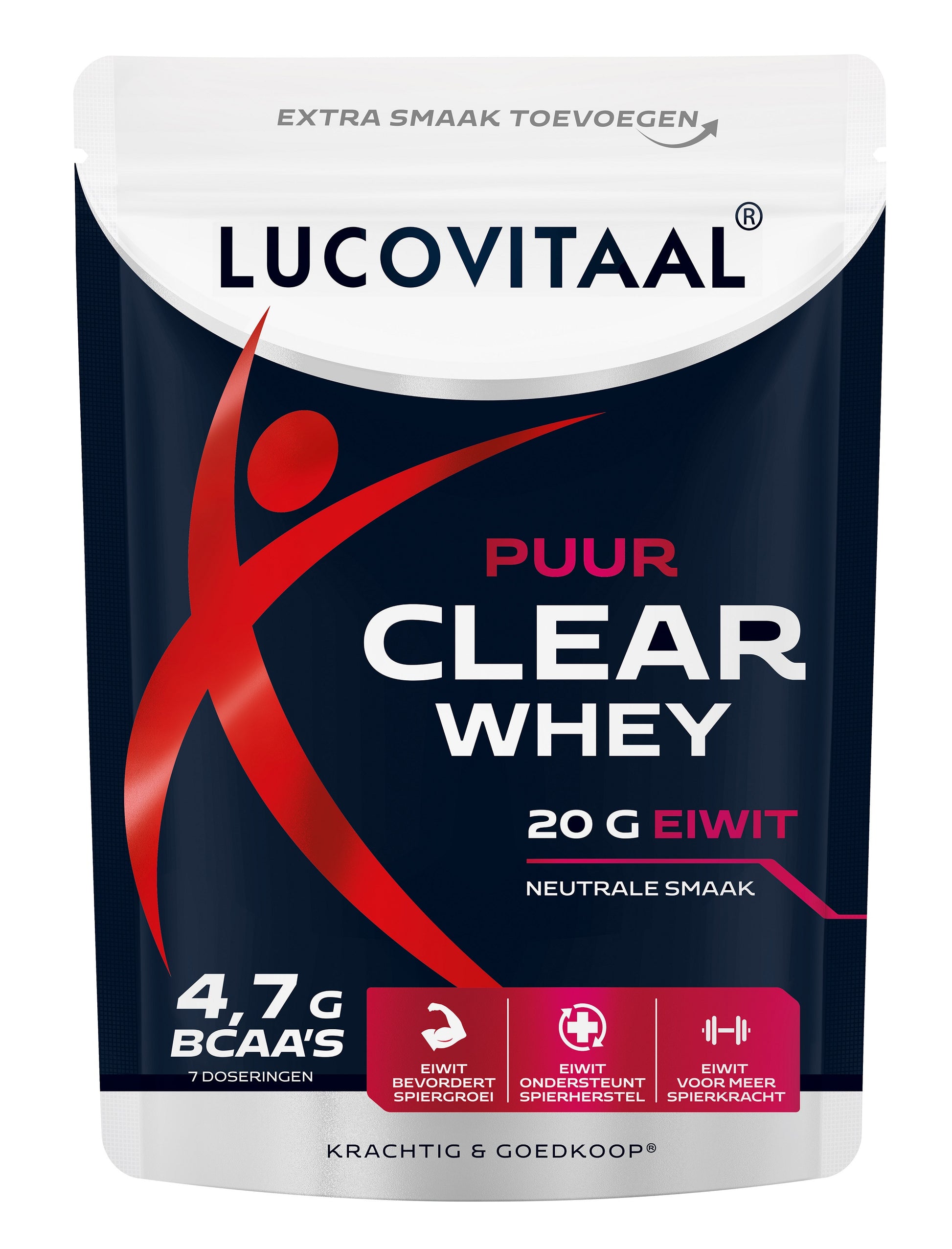 Lucovitaal Clear whey poeder puur 175 Gram