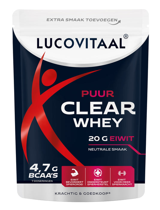 Lucovitaal Clear whey poeder puur 175 Gram