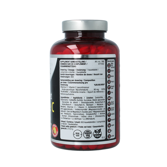 Lucovitaal Vitamine C 80mg citroen 800.00 Kauwtabletten
