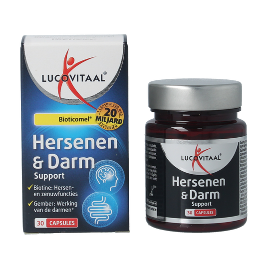 Lucovitaal Hersenen & darm support Bioticomel 30 Capsules