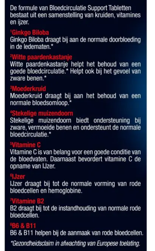 Lucovitaal Bloedcirculatie support 60.00 Tabletten