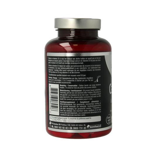 Lucovitaal Calcium 500mg + D3 20mcg 90 Kauwtabletten