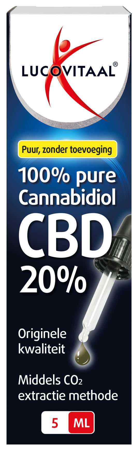 Lucovitaal CBD olie 20% 5 Milliliter