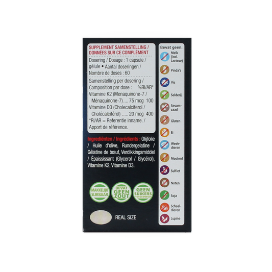 Lucovitaal Vitamine K2 + D3 60.00 Capsules