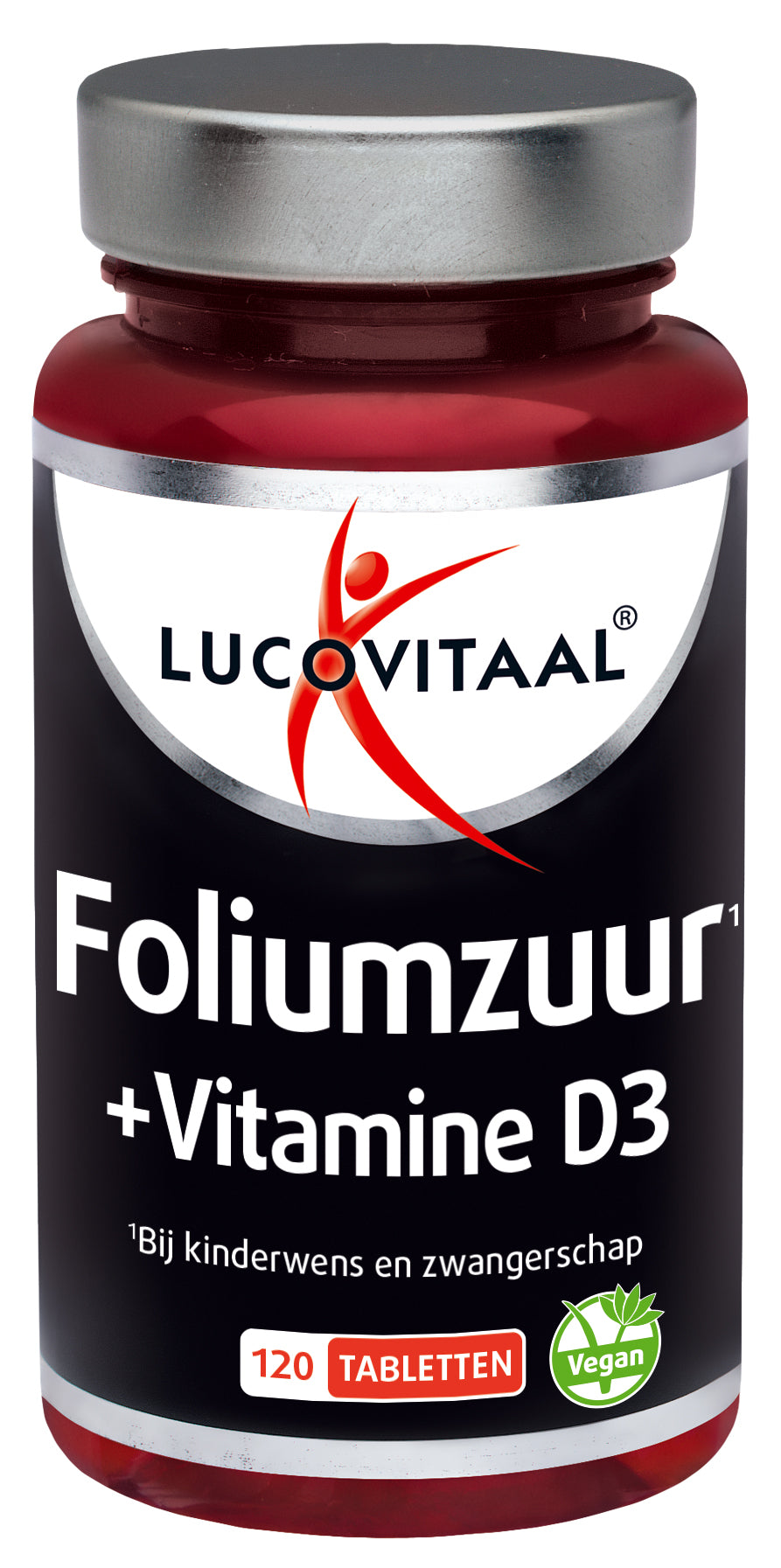 Lucovitaal Foliumzuur + vitamine D3 tabletten 120 Tabletten