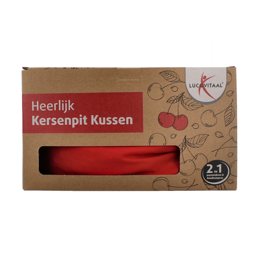 Lucovitaal Kersenpit kussen vierkant 1 Stuks