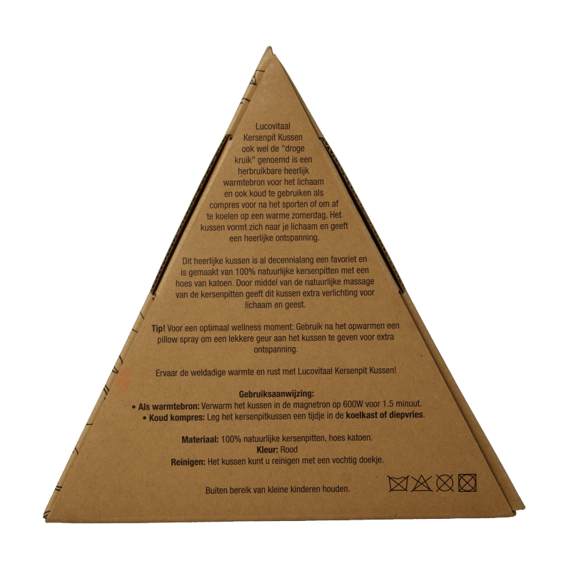Lucovitaal Kersenpit kussen langwerpig 1 Stuks