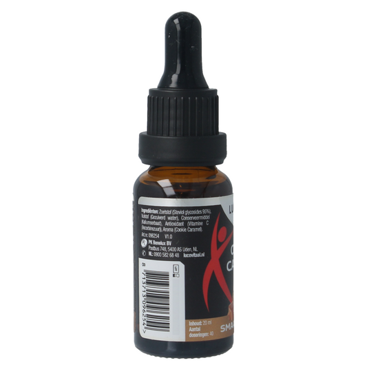 Lucovitaal Smaak druppels cookie caramel 20 Milliliter
