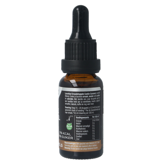 Lucovitaal Smaak druppels cookie caramel 20.00 Milliliter