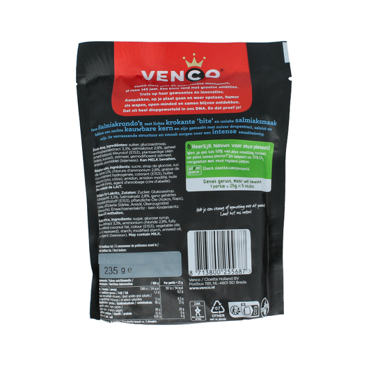 Venco Salmiak rondo 235 Gram