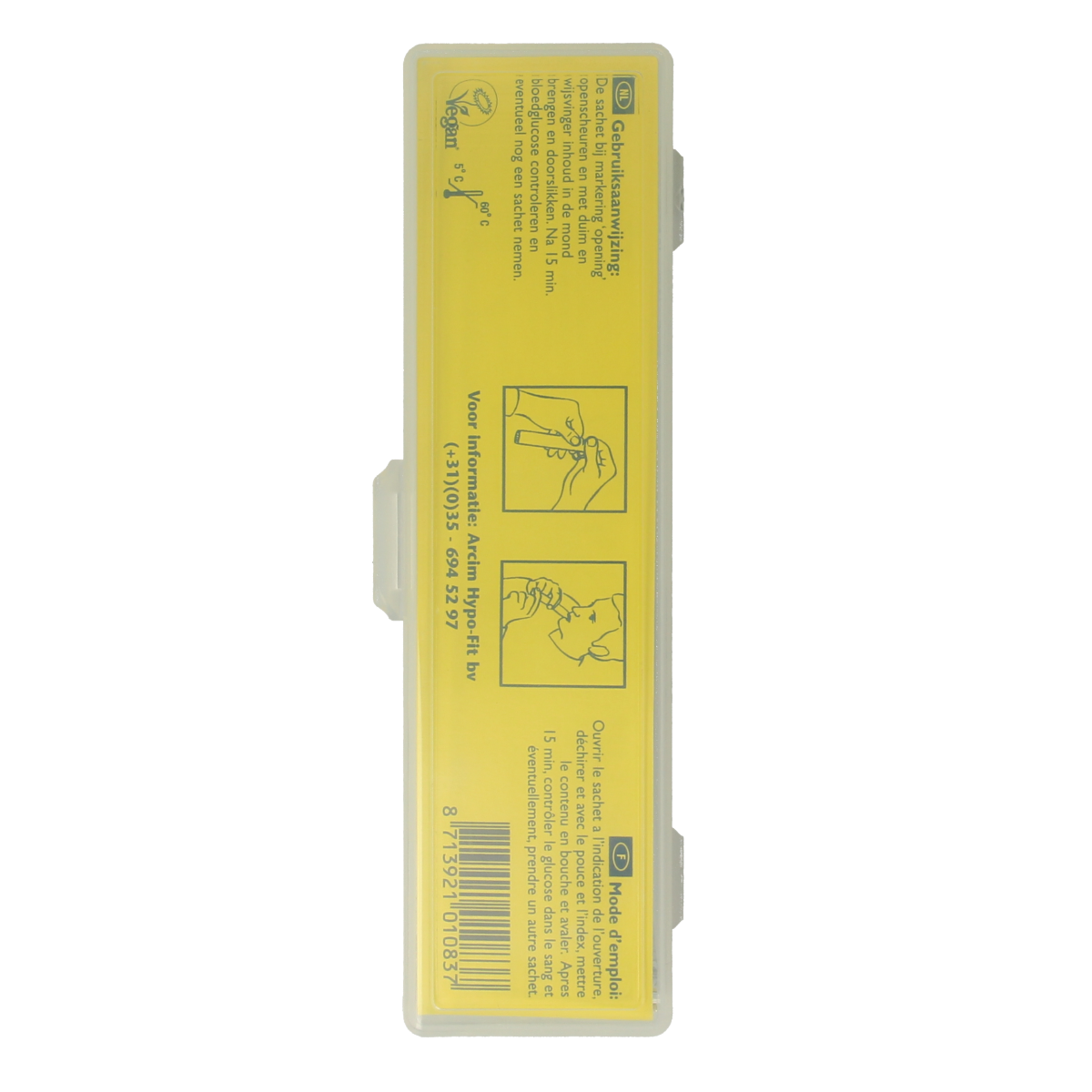 Hypio-Fit Brilbox lemon direct energy 18 gram sachet 2.00 Sachets