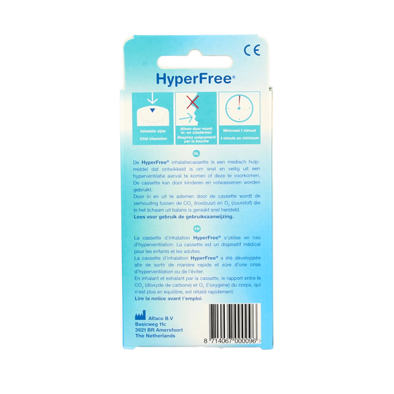 Hyperfree Tegen hyperventilatie 1 Stuks
