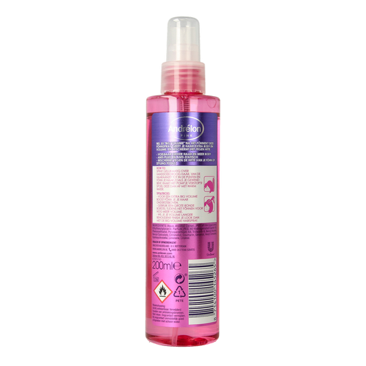Andrelon Pink big volume fohnspray 200.00 Milliliter