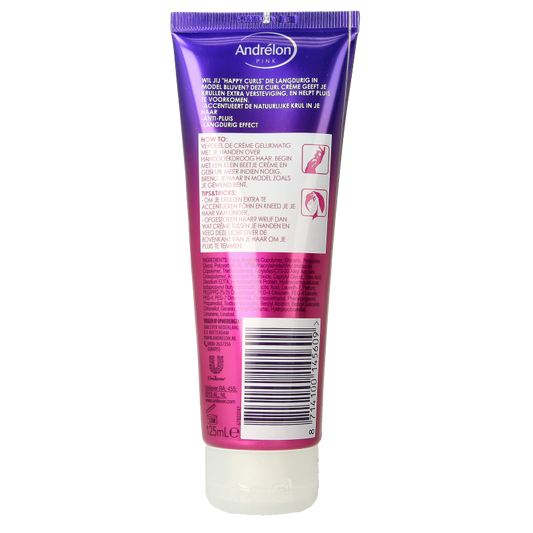 Andrelon Pink creme happy curls 125 Milliliter