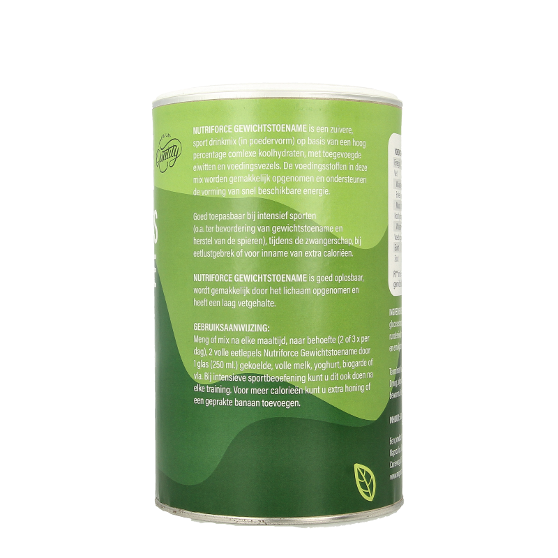 Nutriforce Gewichtstoename 500 Gram