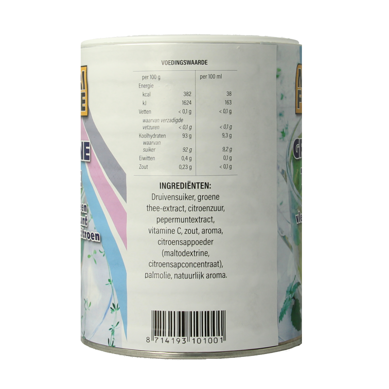 Nutriforce Instant groene thee 380 Gram