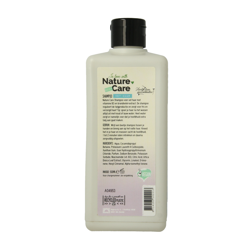 Nature Care Shampoo vet haar  500 Milliliter