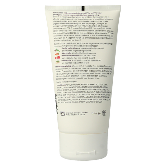 O' Zoleil Zonnebrandcreme SPF30 125.00 Milliliter