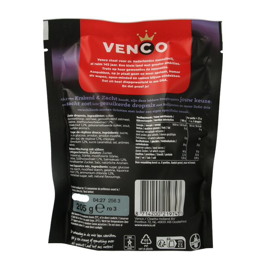 Venco Droptoppers krakend & zacht 205 Gram