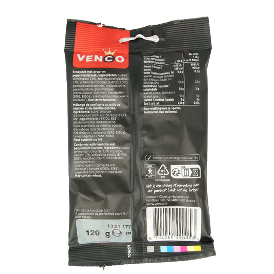 Venco Mintnopjes 120 Gram