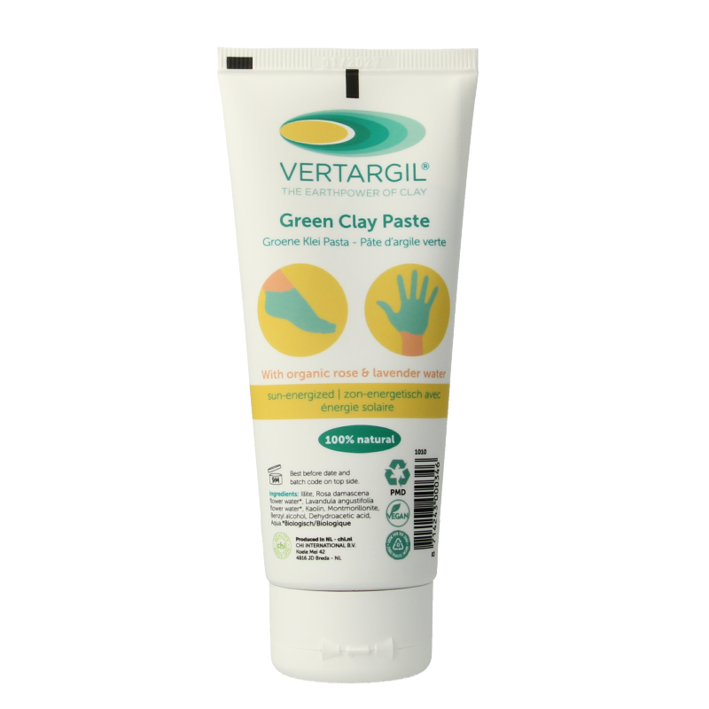 Vertargil Groene klei pasta in tube 100 Milliliter