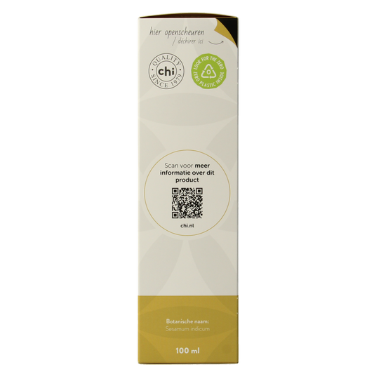 Chi Sesamzaad olie bio 100.00 Milliliter