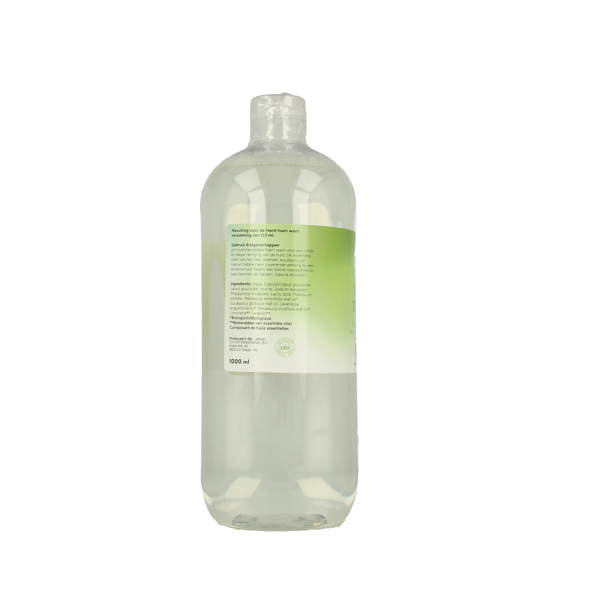 Chi Tea tree hand & body foam wash navulling 1.00 Liter