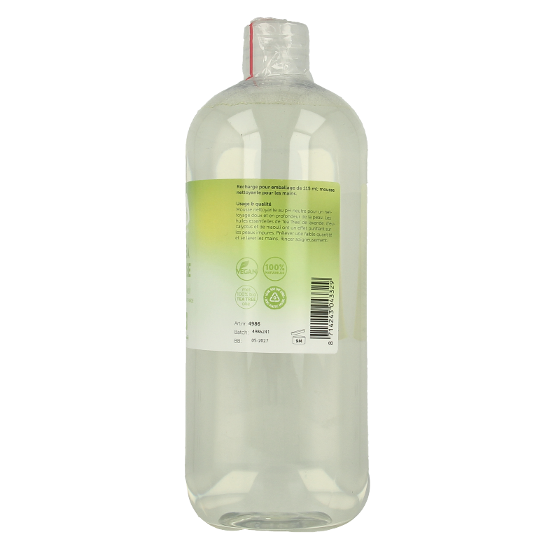 Chi Tea tree hand & body foam wash navulling 1 Liter