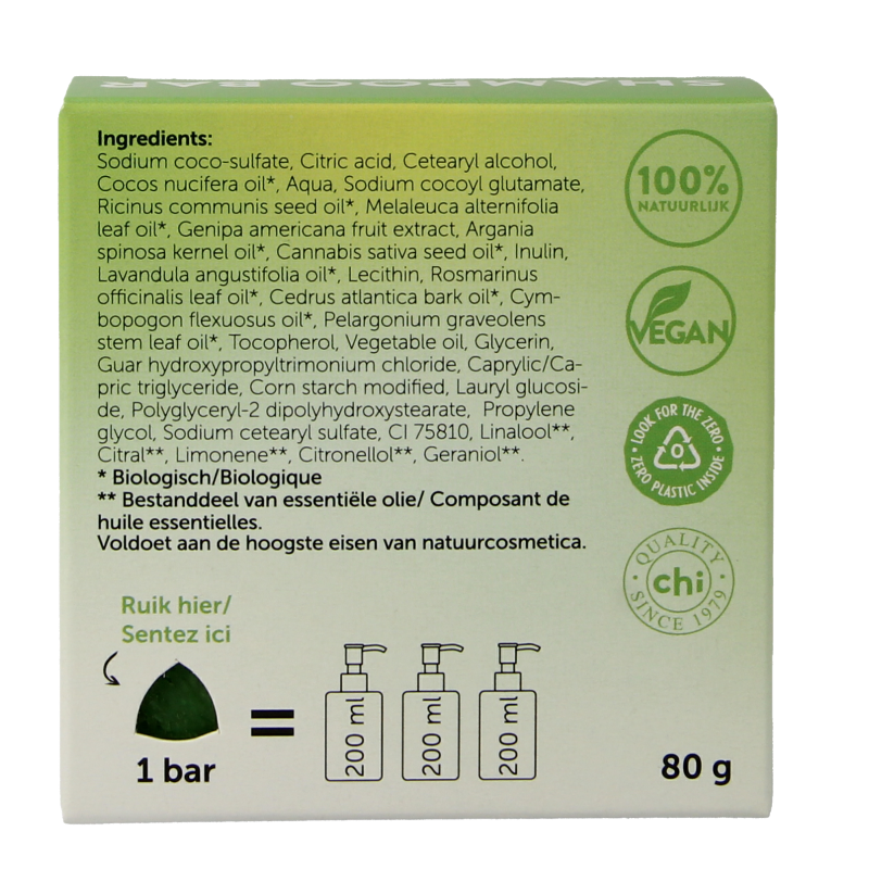 Chi Tea tree shampoo bar 80 Gram