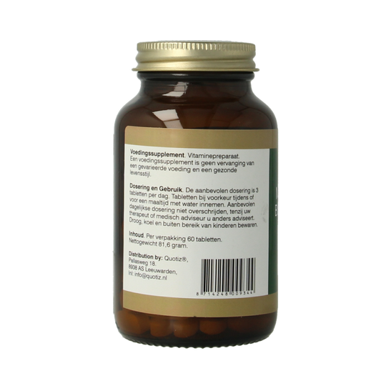 Natupharma Magnesium bisglycinaat 125mg 60 Tabletten