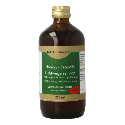 Natupharma Honing luchtwegensiroop 250 Milliliter