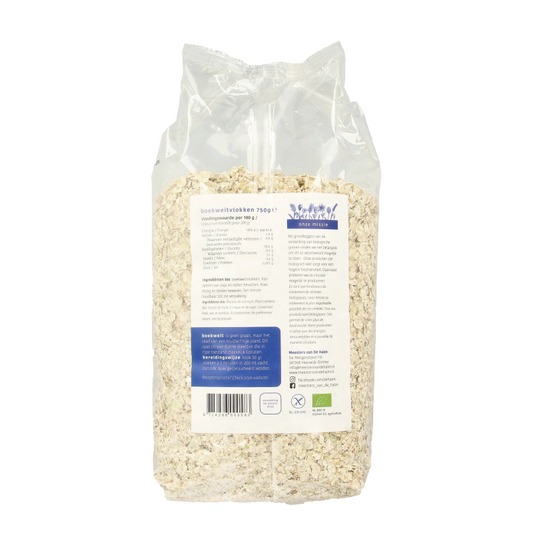 De Halm Boekweitvlokken glutenvrij bio 750 Gram