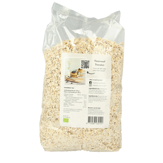 De Halm Havermout bio 1.00 Kilogram