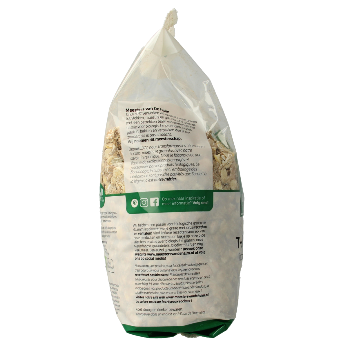 De Halm 7-Korenvlokken bio 500.00 Gram