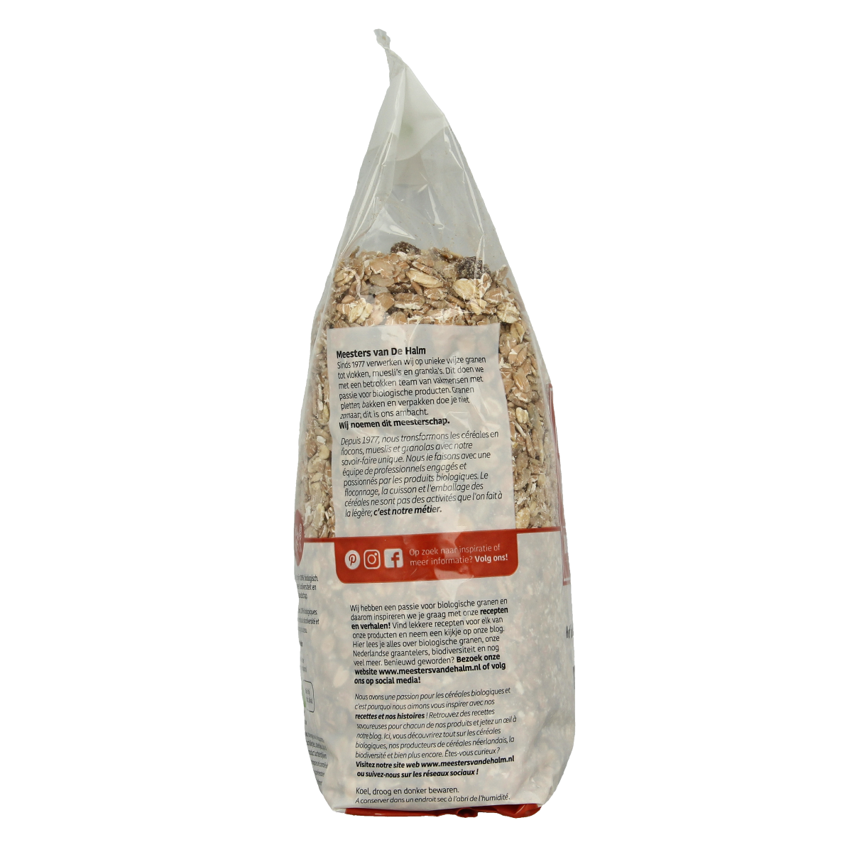 De Halm Muesli standaard bio 750.00 Gram