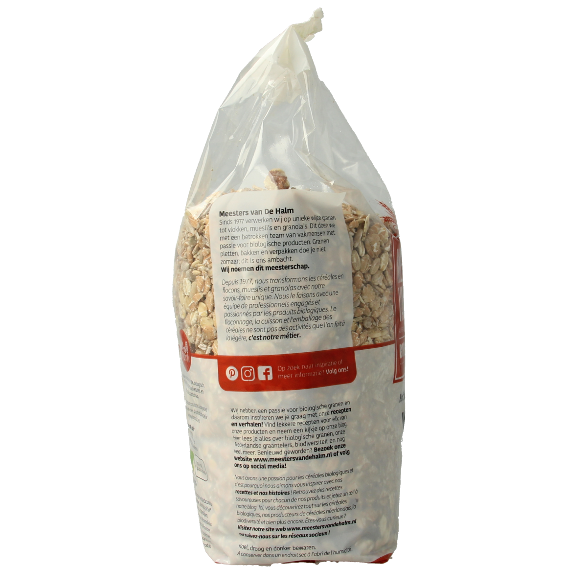 De Halm Muesli extra bio 750.00 Gram