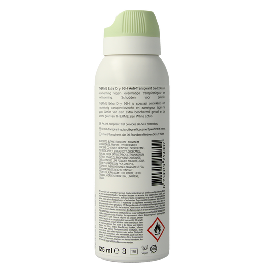 Therme Deospray anti-transpirant extra dry 125.00 Milliliter
