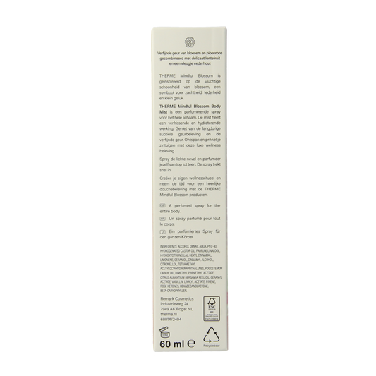 Therme Bodymist mindful blossom 60.00 Milliliter