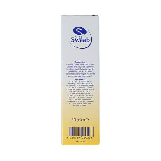 Dr. Swaab Lanoline creme 30.00 Gram