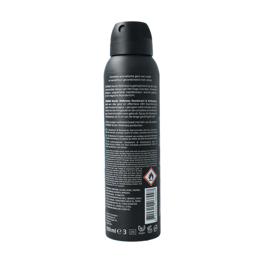Therme Nordic wellness deodorant & bodyspray 150.00 Milliliter