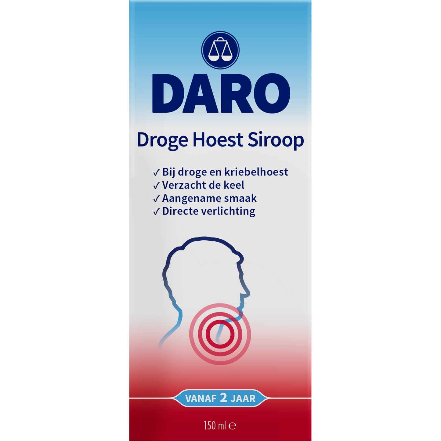 Daro Droge hoest siroop 150 Milliliter