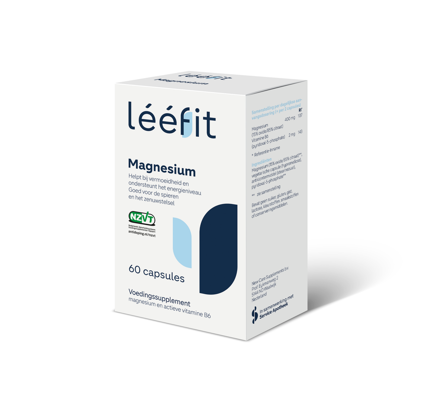 Leefit Magnesium 60 Capsules
