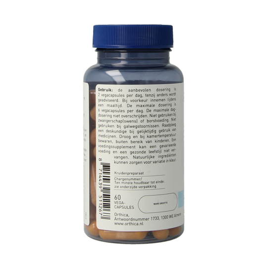 Orthica Curcuma 60 Vegetarische capsules