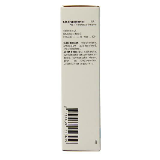 Orthica Vitamine D-25 olie druppels 15.00 Milliliter