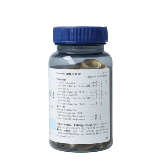 Orthica Kabeljauwlever olie 90.00 Softgels