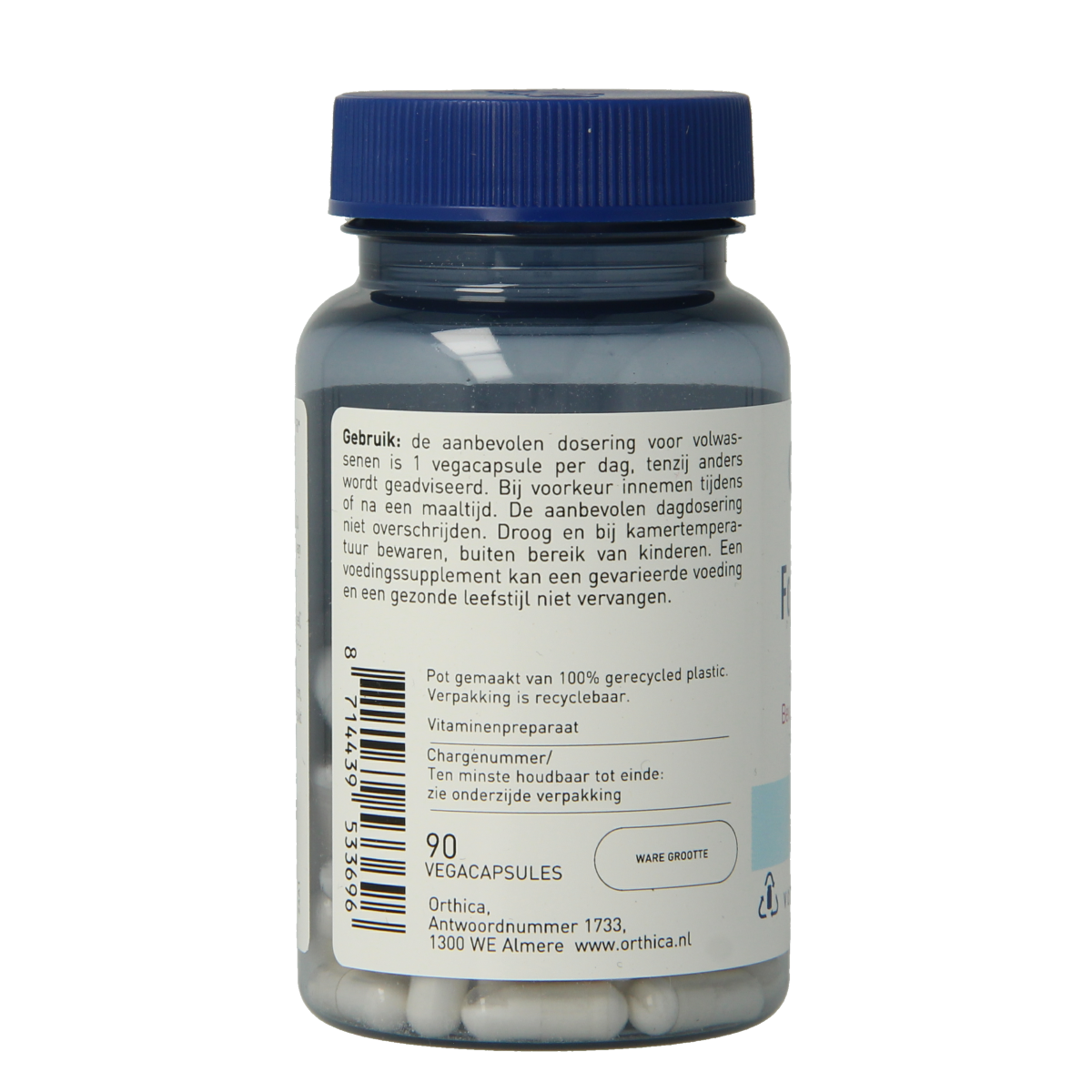 Orthica Foliumzuur 400 90.00 Vegetarische capsules