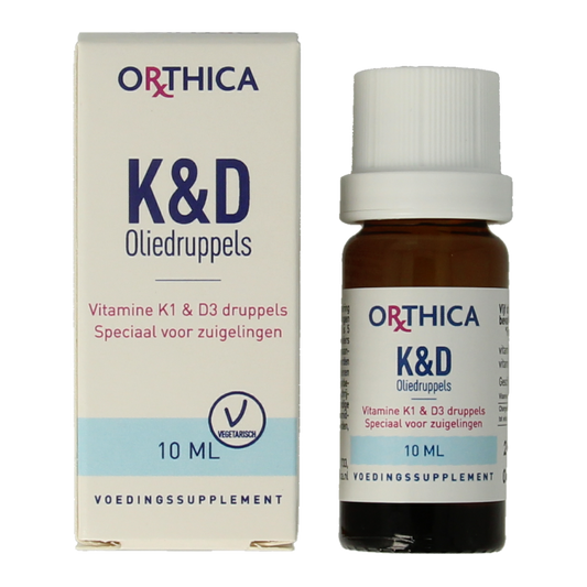 Orthica Vitamine K & D zuigeling 10 Milliliter