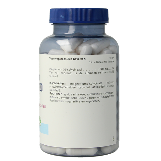 Orthica Magnesium bisglycinaat 120.00 Vegetarische capsules